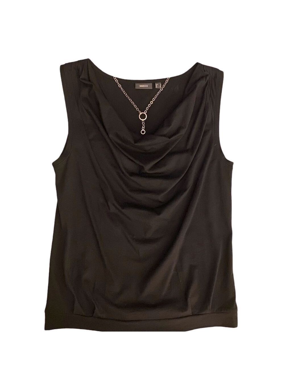 MEXX. Beautiful draped neck top.